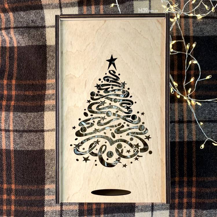 Коробка "Ялиночка" дерев Коробка "Ялиночка" дерев