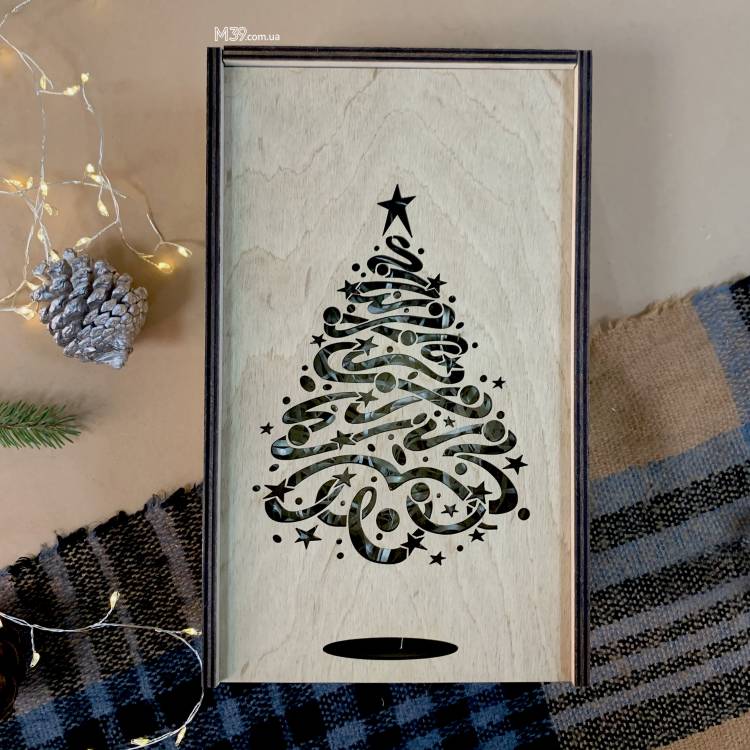 Коробка "Ялиночка" дерев Коробка "Ялиночка" дерев