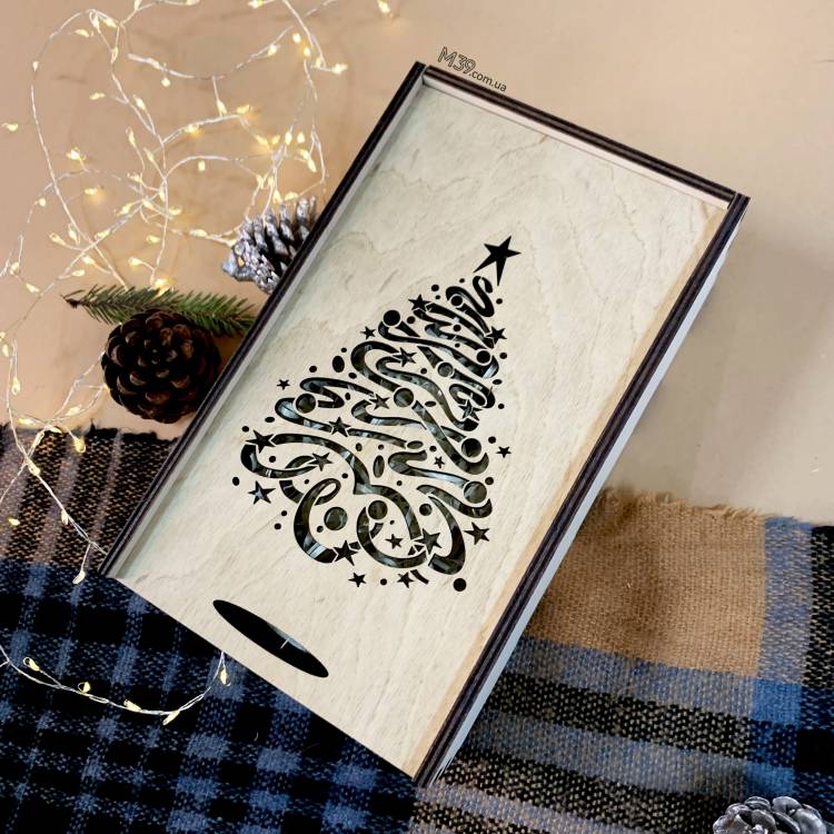 Коробка "Ялиночка" дерев Коробка "Ялиночка" дерев