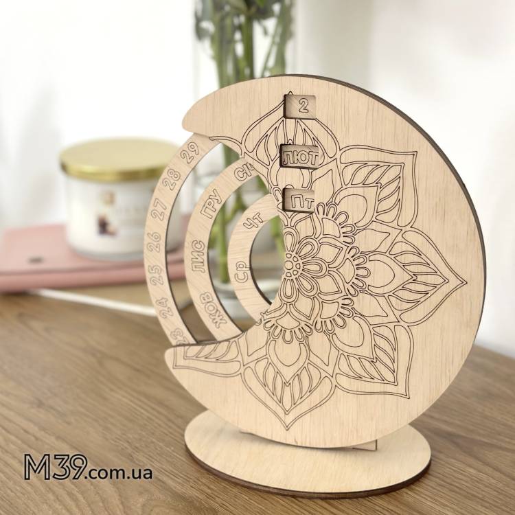 Вечный календарь, календарь круглый