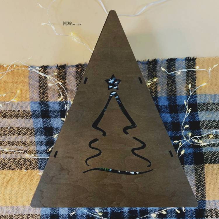 Коробка Трикутна Дерев Коробка Трикутна Дерев