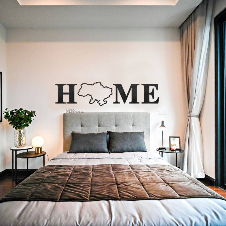 Патріотичний декор панно на стіну Home з картою України m39.com.ua Патріотичний декор панно на стіну Home з картою України