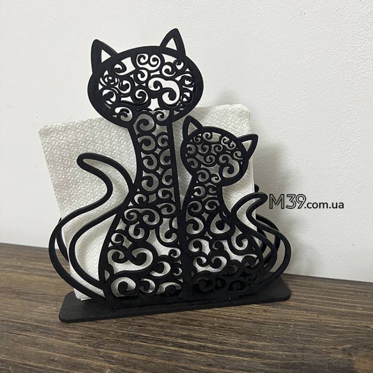 Салфетница два кота m39.com.ua Салфетница два кота