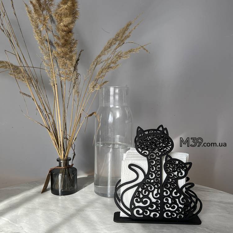 Салфетница два кота m39.com.ua Салфетница два кота