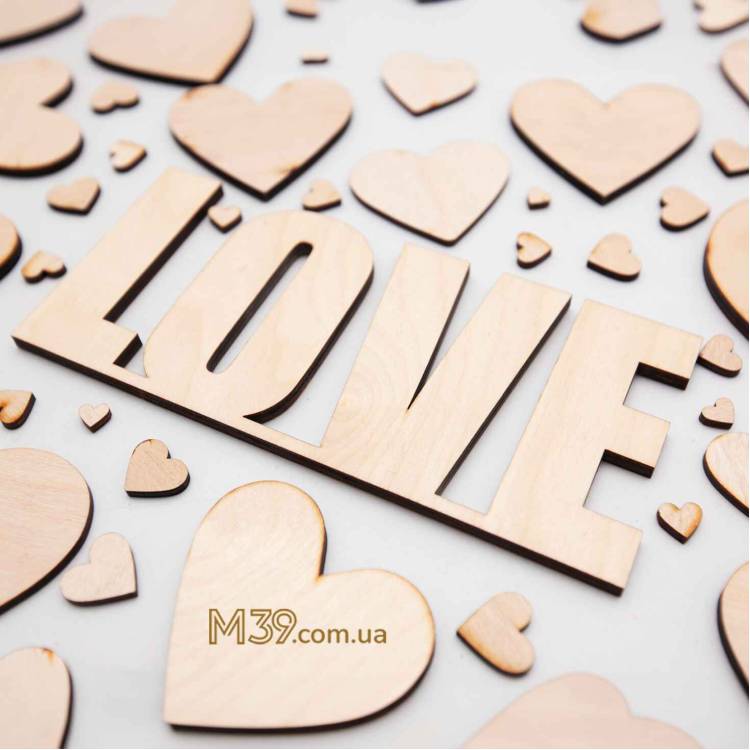 Свадебное Слово из Дерева Love для Фотосессии