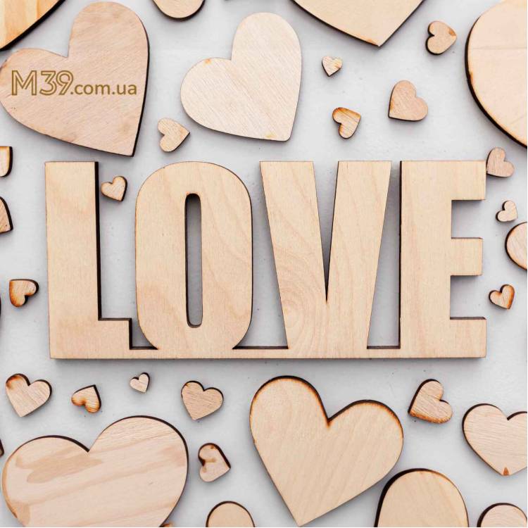 Свадебное Слово из Дерева Love для Фотосессии