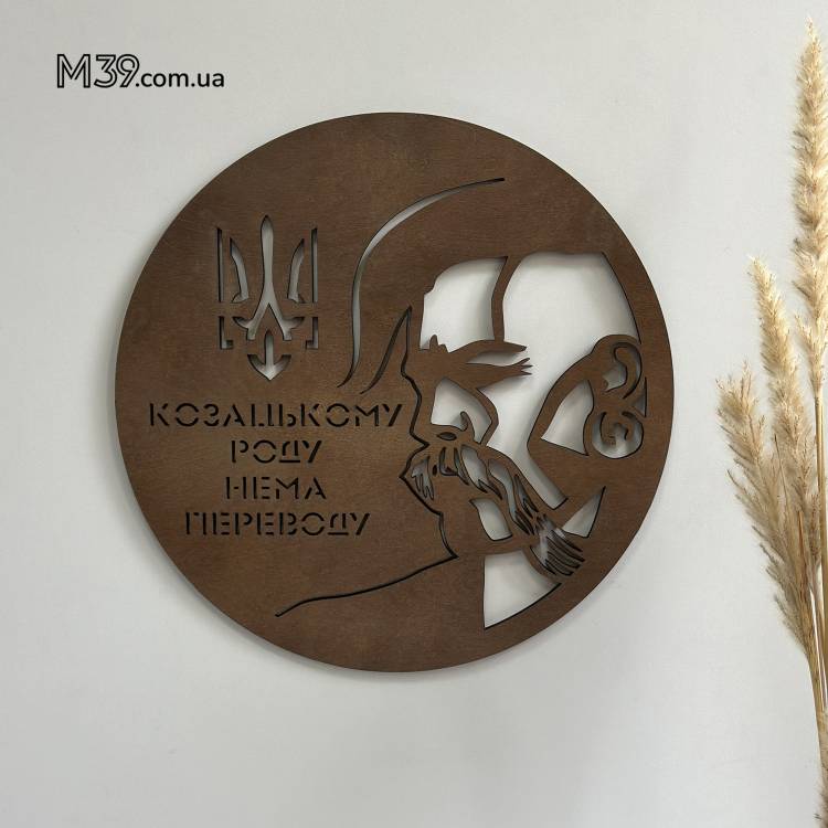 Настенный декор, декоративное панно Украинизация - Козак