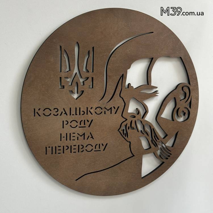 Настенный декор, декоративное панно Украинизация - Козак