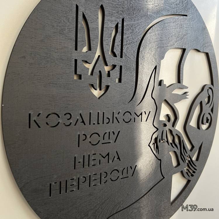 Настенный декор, декоративное панно Украинизация - Козак
