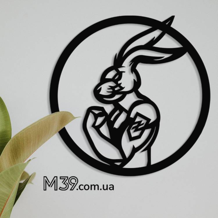 Декоративное деревянное панно Украинизация - Кролик Азов