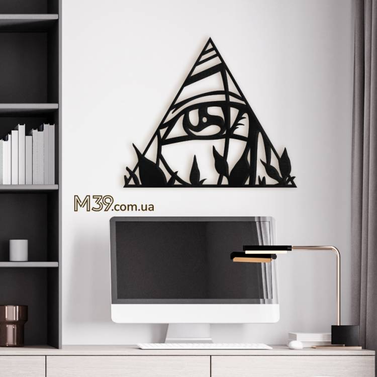 Панно з аніме Наруто "Шаринган" з Дерева, настінний декор