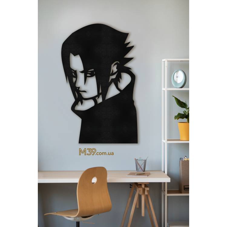 Панно з аніме Наруто "Саске" з Дерева, настінний декор