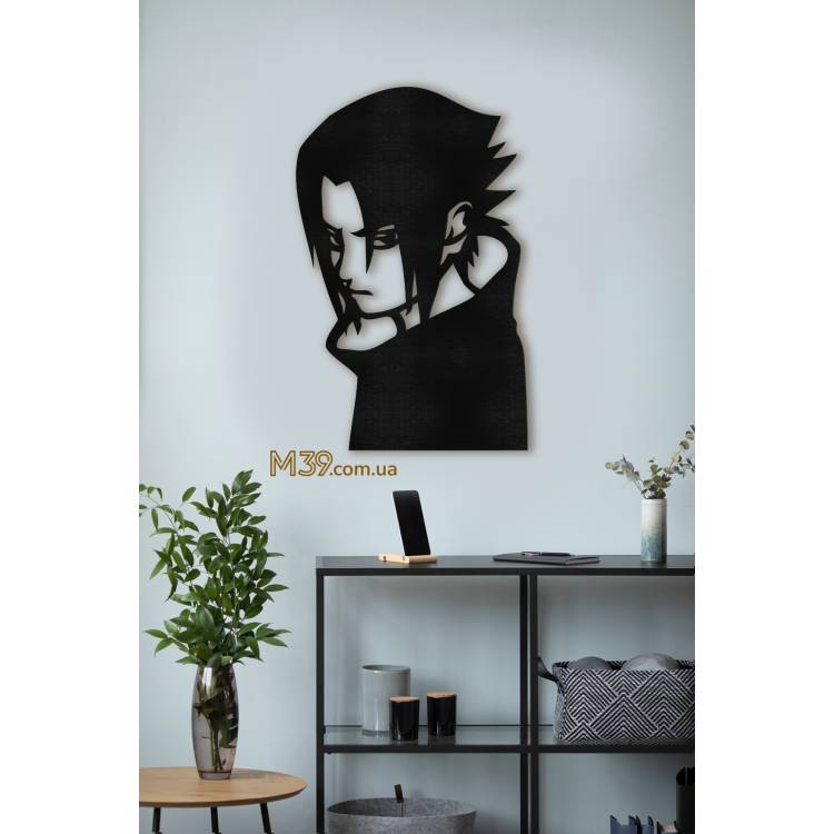 Панно з аніме Наруто "Саске" з Дерева, настінний декор