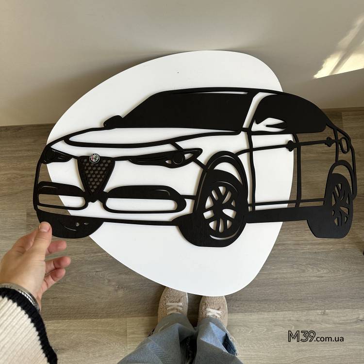 Панно по Фото Вашего Авто из Дерева на Заказ, Авто Декор на Стену