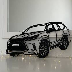 Деревянное Панно Автомобиля на Заказ – Уникальный Автодекор для Интерьера