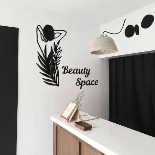 Логотип Салону Краси з Дерева на Замовлення m39.com.ua Логотип Салону Краси з Дерева на Замовлення