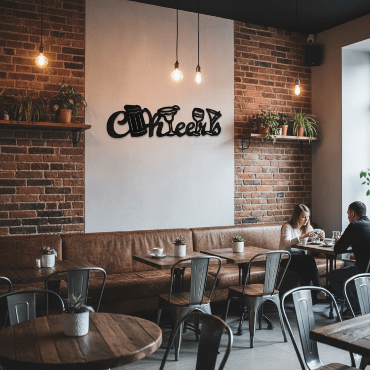 Логотип Лаунж-Бару з Дерева Інтер