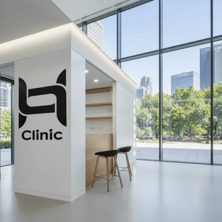 Логотип Приватної Клініки з Дерева m39.com.ua Логотип Приватної Клініки з Дерева