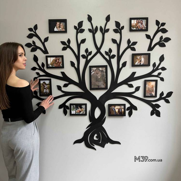 Фоторамка Сімейне Дерево з Широкою Кроною