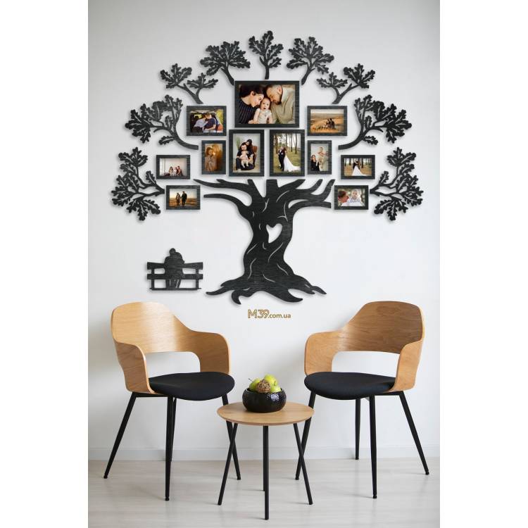 Подарунок на Пасху Мамі - Сімейне Дерево "Дуб", композиція з фоторамок m39.com.ua Подарунок на Пасху Мамі - Сімейне Дерево "Дуб", композиція з фоторамок