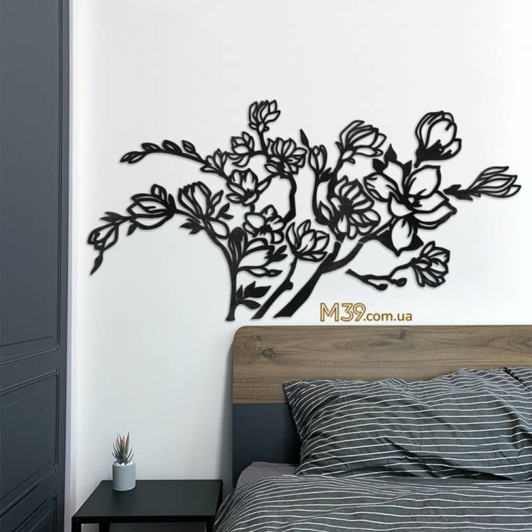 Декоративное панно "Ветви Магнолии" из дерева m39.com.ua Декоративное панно "Ветви Магнолии" из дерева