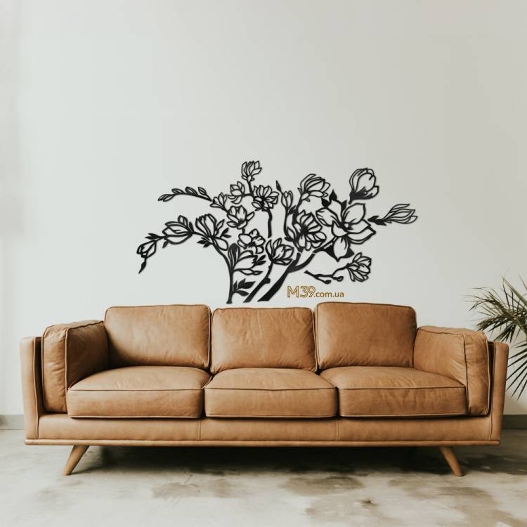 Декоративное панно "Ветви Магнолии" из дерева m39.com.ua Декоративное панно "Ветви Магнолии" из дерева