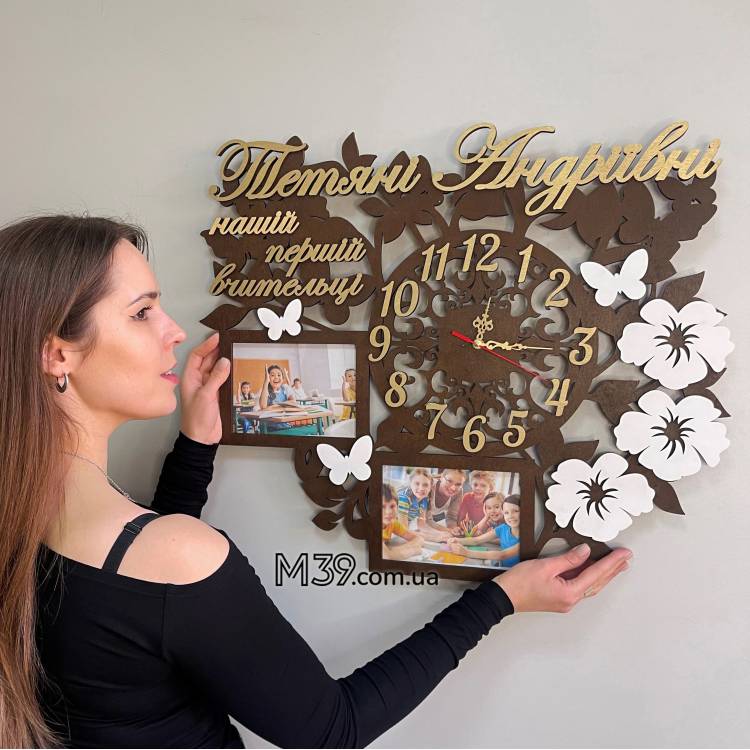 Часы фоторамка Лучшей Учительнице m39.com.ua Часы фоторамка Лучшей Учительнице