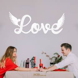 Романтический декор - Надпись из дерева "Love", свадебный декор