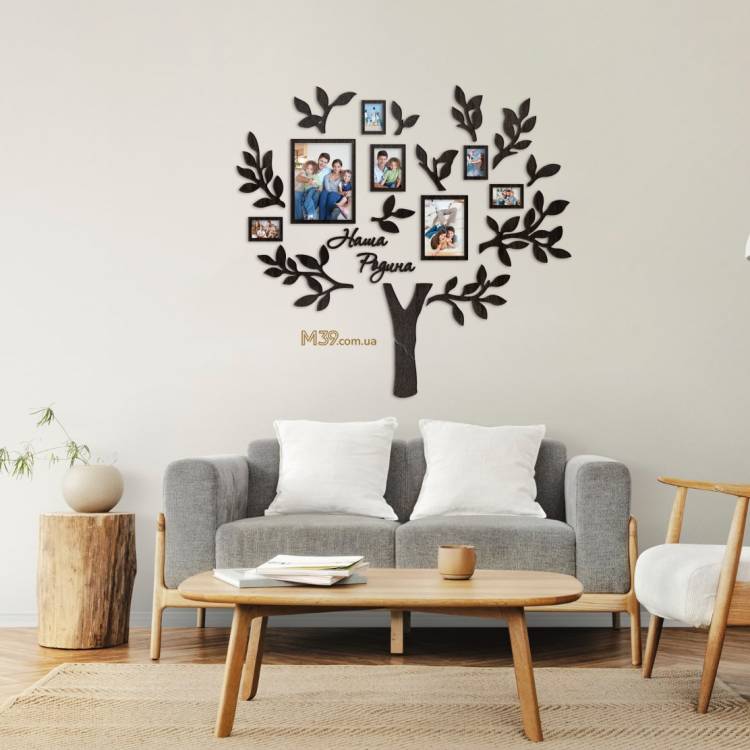 Подарунок на Пасху Татові- Сімйне дерево "Наша Родина", колаж з фото
