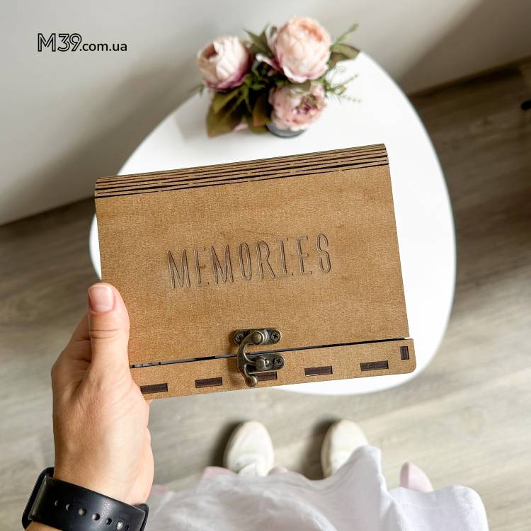 Коробочка для Фото Memories из дерева