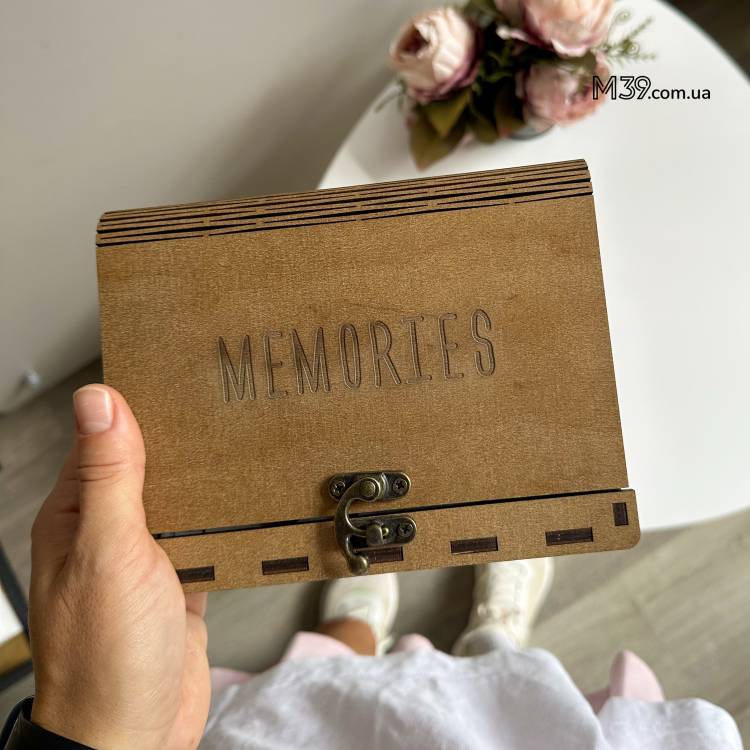Коробочка для Фото Memories из дерева
