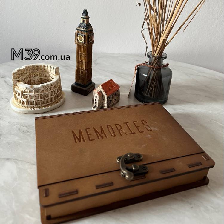 Коробочка для Фото Memories из дерева