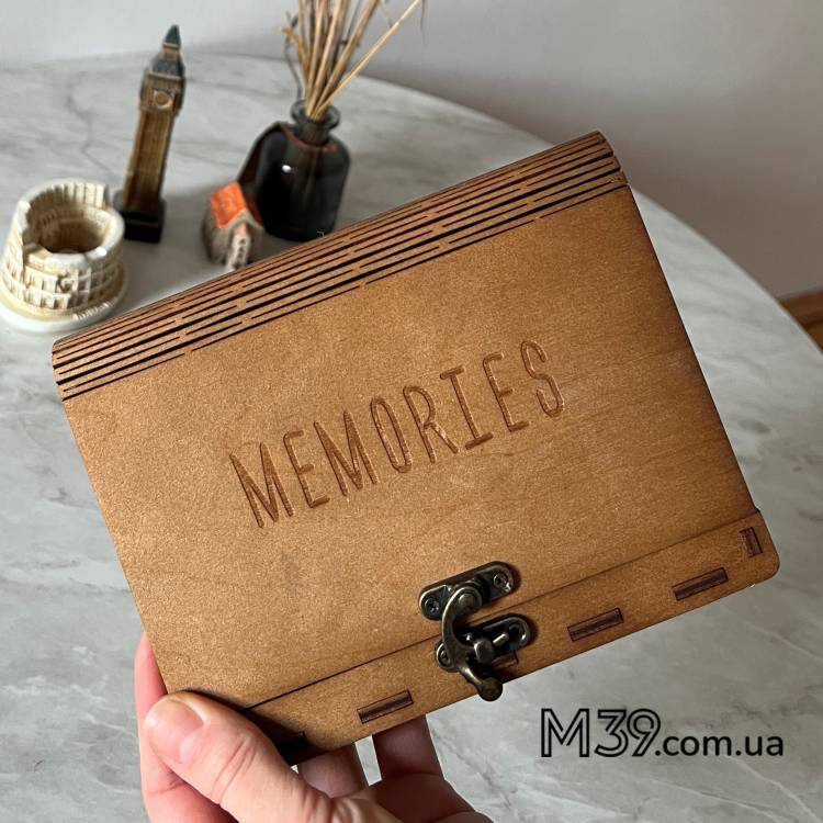 Коробочка для Фото Memories из дерева