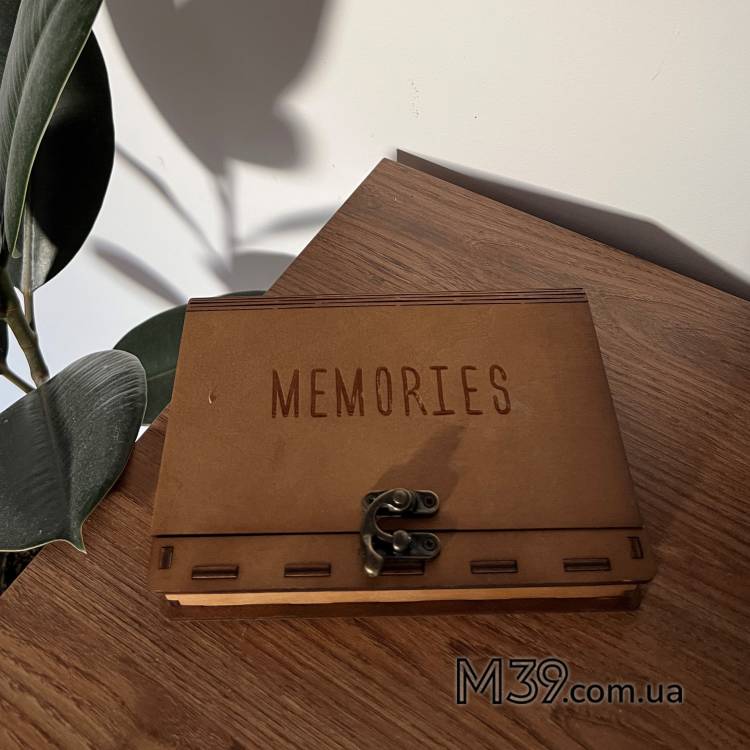 Коробочка для Фото Memories из дерева