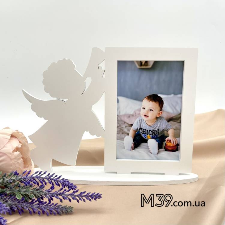 Фоторамка Янголятко Хлопчик з Ріжком