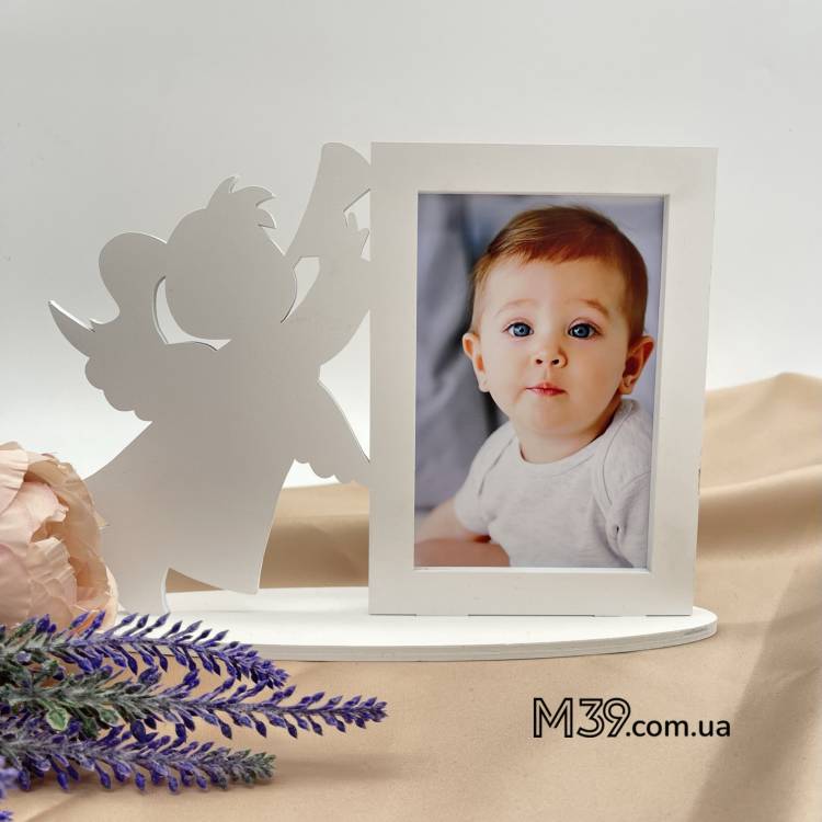 Фоторамка Янголятко Дівчинка з Ріжком