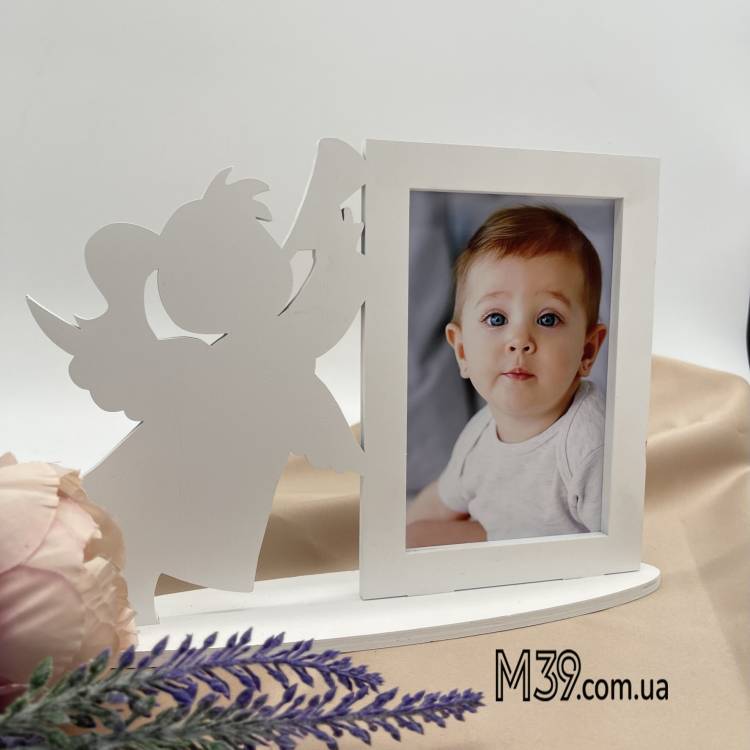 Фоторамка Янголятко Дівчинка з Ріжком