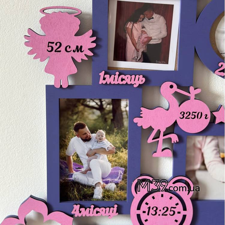 Детская Метрика Именная 12 Месяцев Жизни