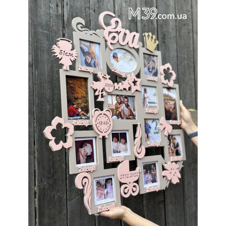 Детская Метрика Именная 12 Месяцев Жизни