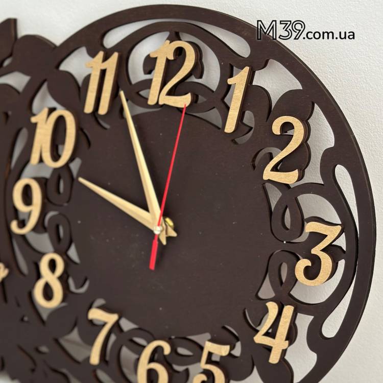 Настінний годинник для вчителя української мови з побажаннями