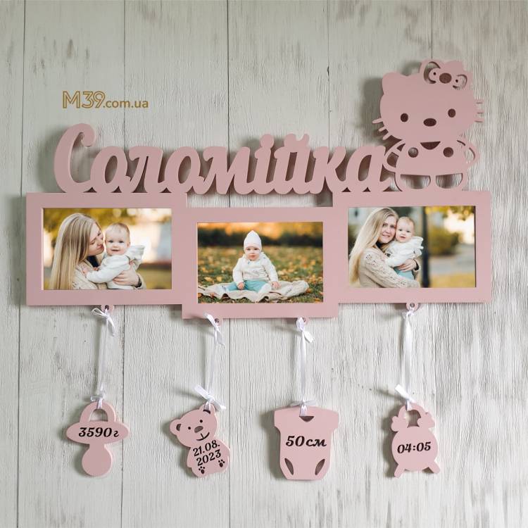 Дитяча метрика Міс Кітті m39.com.ua Дитяча метрика Міс Кітті