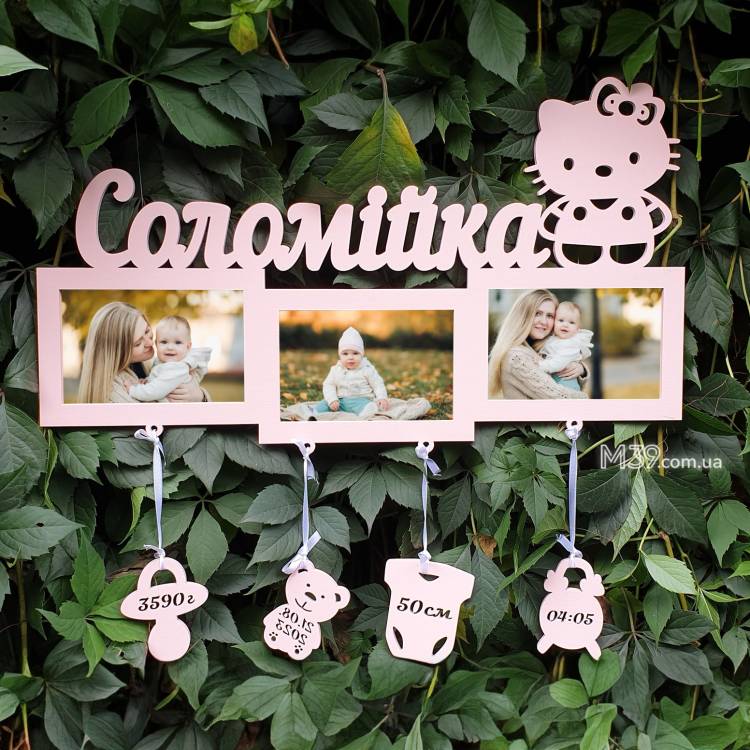 Дитяча метрика Міс Кітті m39.com.ua Дитяча метрика Міс Кітті