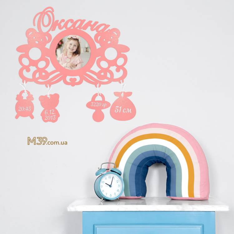 Дитяча метрика Ведмедики m39.com.ua Дитяча метрика Ведмедики