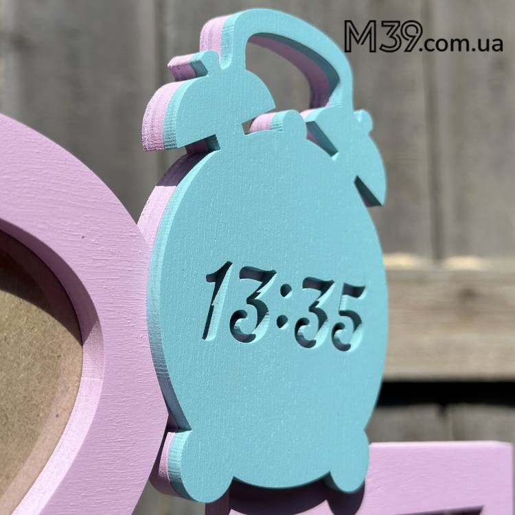 Дитяча Метрика з Фоторамками Сердечками і Кружечками