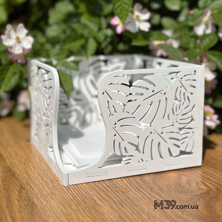 Салфетница с Листочками Монстера