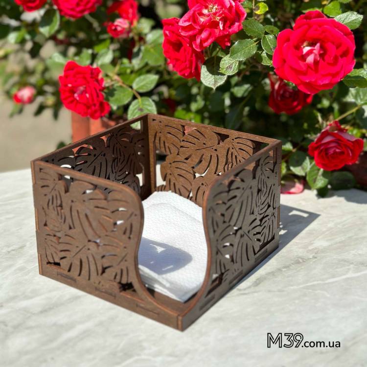 Салфетница с Листочками Монстера