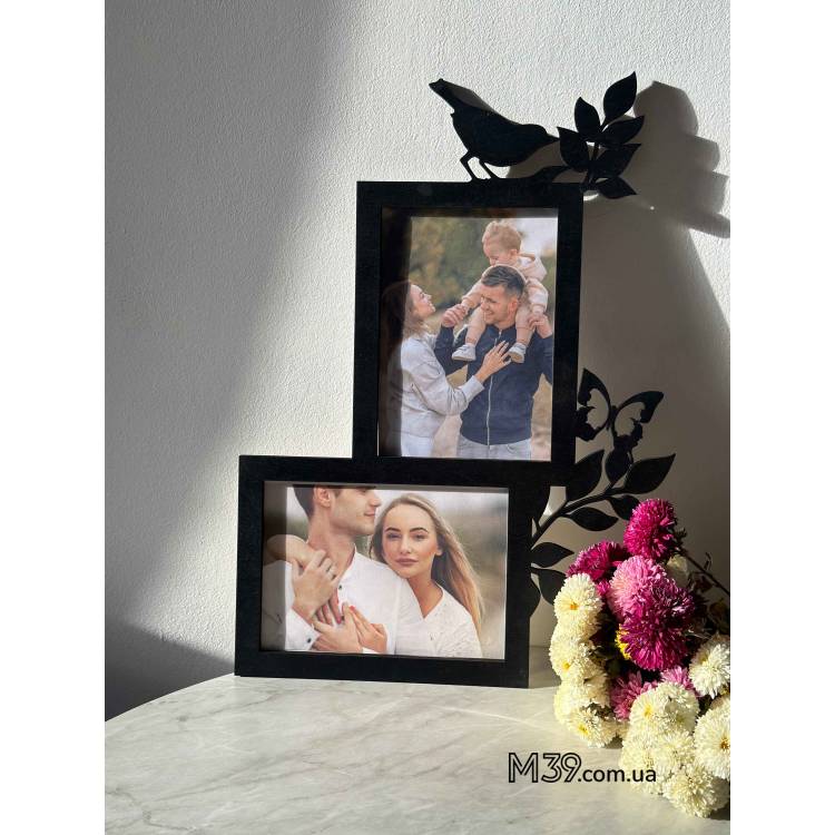 Фоторамка з Пташкою, Метеликом і Гілочками Ніжна