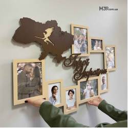 Трогательный подарок ко Дню ВСУ - Фоторамка Герои Украины