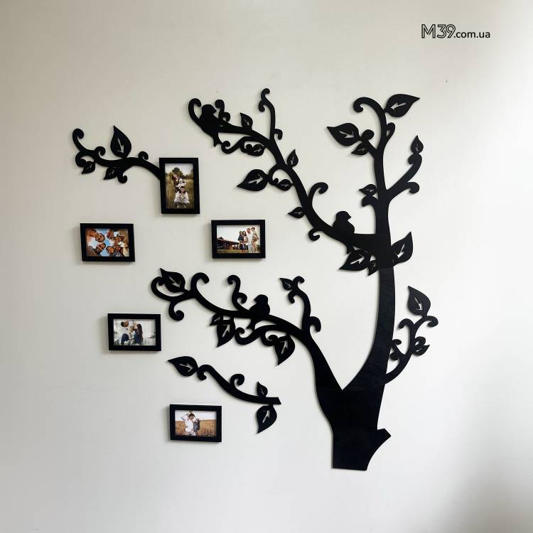 Сімейне Дерево "Ажурне", Композиція з Фоторамок