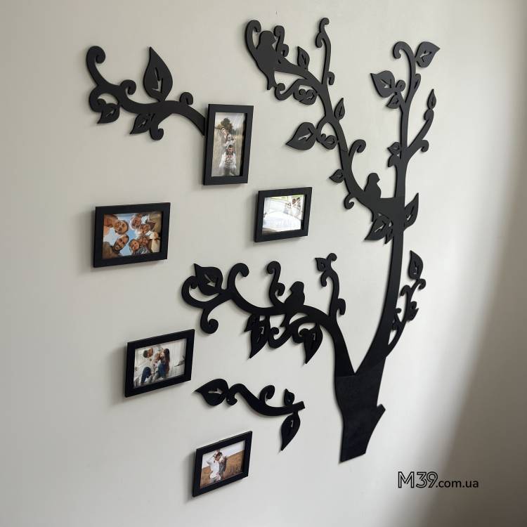 Сімейне Дерево "Ажурне", Композиція з Фоторамок